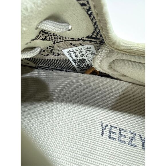 NWT Adidas Yeezy Boost 350 V2 Slate Size 9 Men’s Original Box Beige Black main image 10
